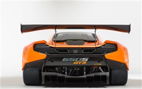 2015 650S GT3 McLaren supercar retrovisor HD Papéis de Parede