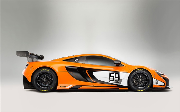 2015 650S GT3 McLaren vista lateral supercar Papéis de Parede, imagem