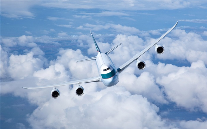 Aviões no mar de nuvens Papéis de Parede, imagem