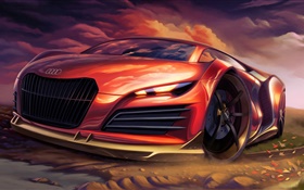 Projeto supercar Audi HD Papéis de Parede