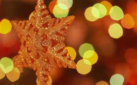 Flocos de neve do Natal, fundo de auréola coloridos HD Papéis de Parede