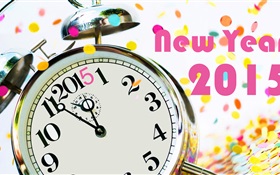 Relógio e Ano Novo 2015 HD Papéis de Parede