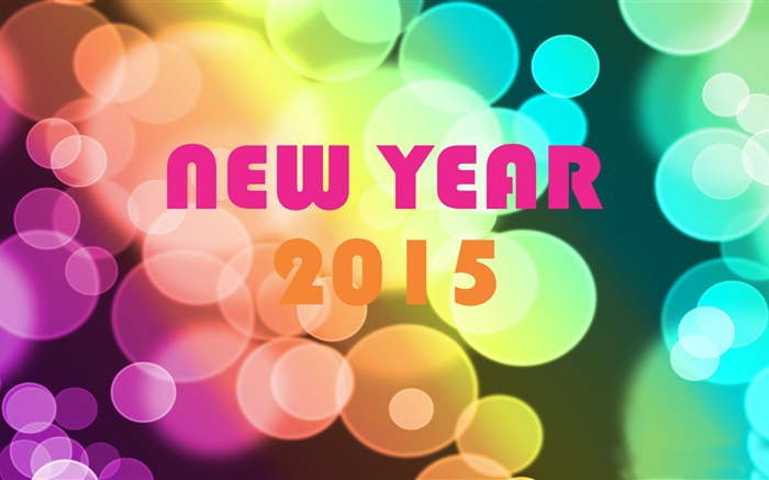 colorido de Ano Novo 2015 Papéis de Parede, imagem