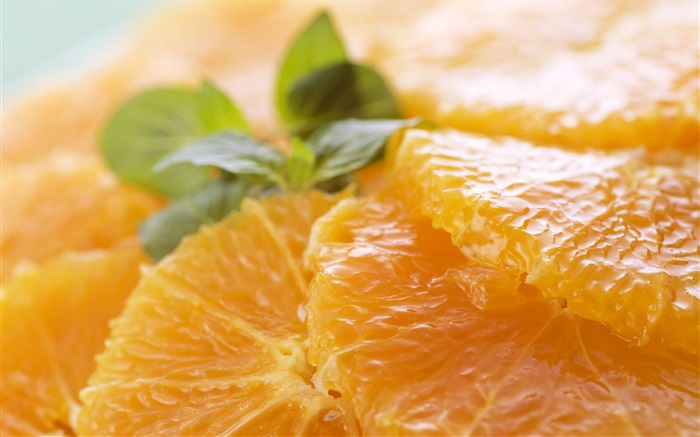 Deliciosa fatia de laranja Papéis de Parede, imagem