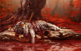 Far Cry 4, morto tigre HD Papéis de Parede