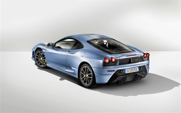 Ferrari luz azul carro retrovisor Papéis de Parede, imagem
