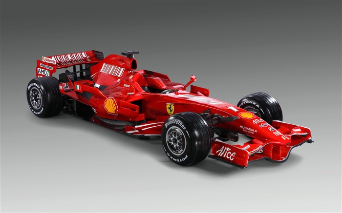 Ferrari carro de corridas vermelho Papéis de Parede, imagem