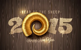 Feliz Ano Novo de 2015, Sheep Ano HD Papéis de Parede