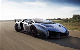 Lamborghini Veneno velocidade supercar HD Papéis de Parede