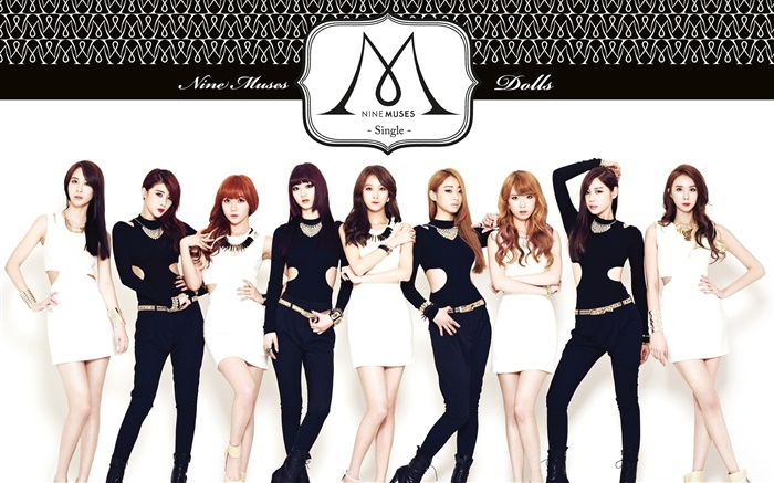 Nove Musas, Coréia meninas da música 07 Papéis de Parede, imagem