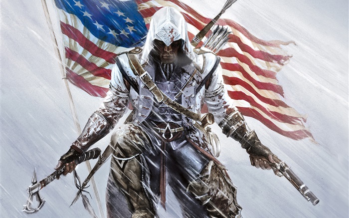 Jogo de PC, Assassins Creed III Papéis de Parede, imagem