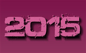 Estilo roxo, Ano Novo 2015 HD Papéis de Parede