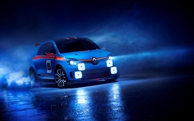 Renault TwinRun azul carro conceito HD Papéis de Parede