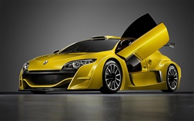 Renault amarelo carro esporte