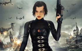 Resident Evil 5: Retribution, Milla Jovovich HD Papéis de Parede
