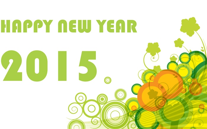 Vector criativo, Feliz Ano Novo 2015 Papéis de Parede, imagem