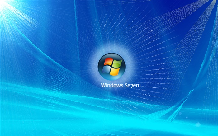 Windows 7, azul sônica Papéis de Parede, imagem