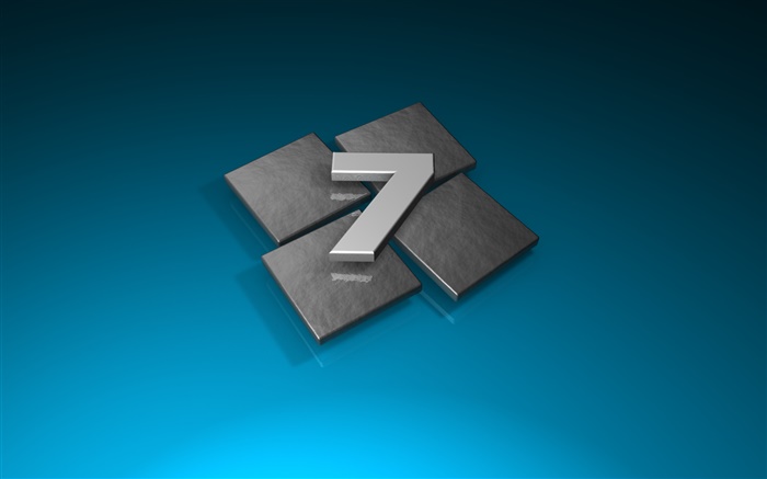 Estilo Windows Seven 3D Papéis de Parede, imagem