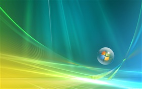 Logotipo do Windows, fundo abstrato