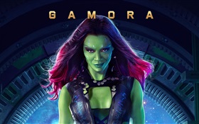 Zoe Saldana como Gamora, Guardiões da Galáxia HD Papéis de Parede