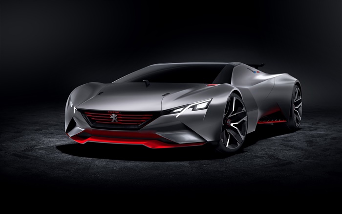 2015 Peugeot conceito supercarro Papéis de Parede, imagem
