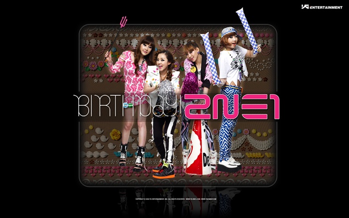 2NE1, meninas da música coreana 05 Papéis de Parede, imagem