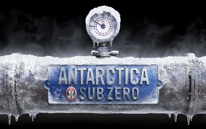 Antarctica Sub Zero, temperatura, imagens criativas Papéis de Parede, imagem