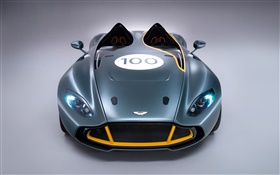 Aston Martin CC100 Speedster conceito supercarro vista frontal
