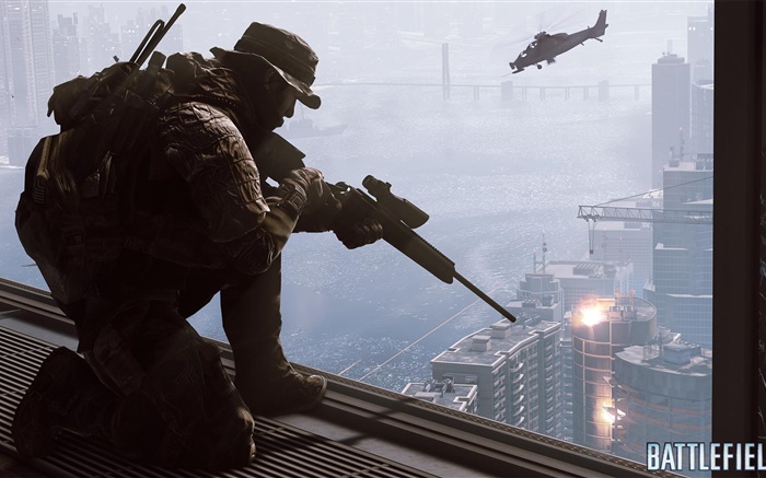 Battlefield 4, atirador Papéis de Parede, imagem