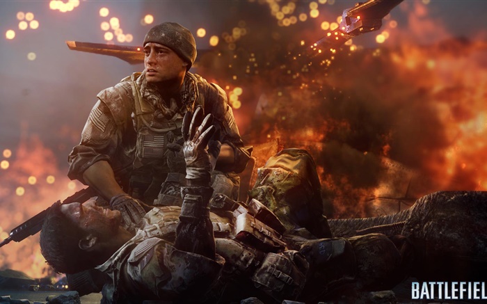 Battlefield 4, soldado ferido Papéis de Parede, imagem