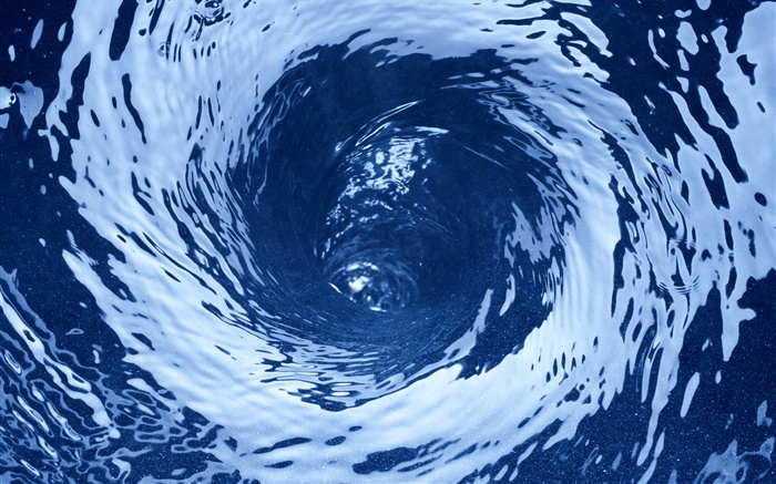 Hidromassagem água azul close-up Papéis de Parede, imagem