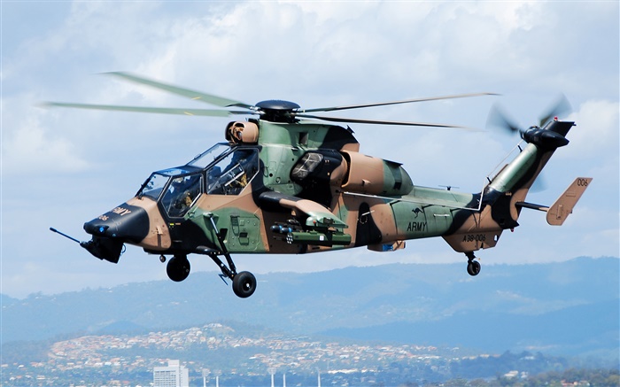 Vôo Camuflagem helicóptero Papéis de Parede, imagem