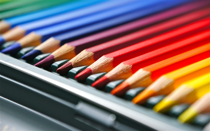 lápis coloridos Papéis de Parede, imagem