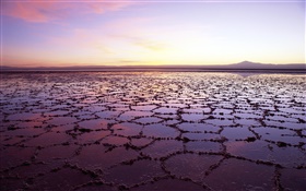 Mar Morto, cenário bonito entardecer