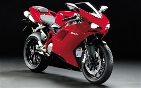 Ducati 848 motocicleta vermelha