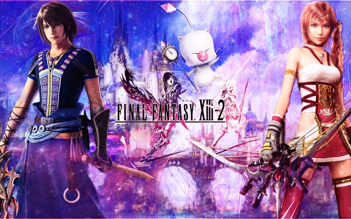 Final Fantasy XIII-2, widescreen jogo Papéis de Parede, imagem