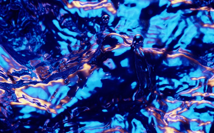 Fluxo de água close-up Papéis de Parede, imagem