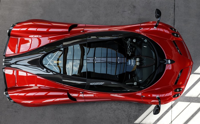 Forza Motorsport 5, supercar vermelho vista de cima Papéis de Parede, imagem