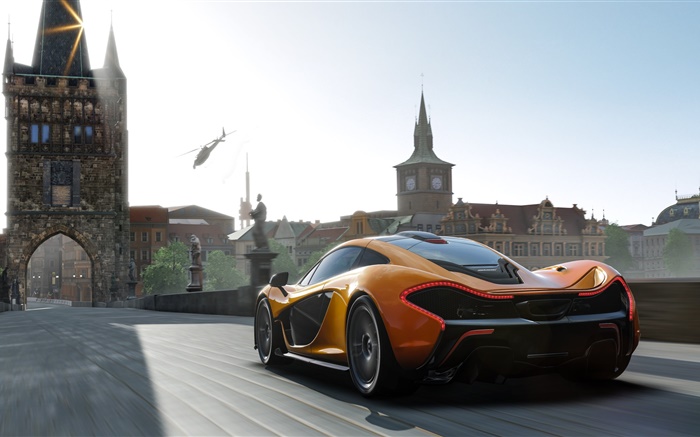 Forza Motorsport 5, supercar vista traseira Papéis de Parede, imagem