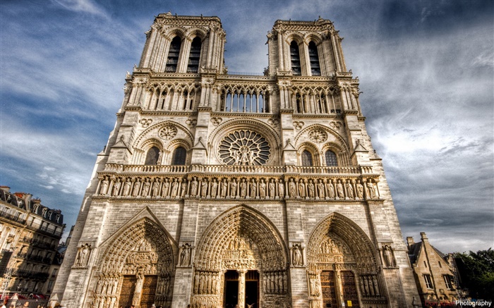 França, Notre Dame, edifícios Papéis de Parede, imagem