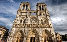 França, Notre Dame, edifícios HD Papéis de Parede