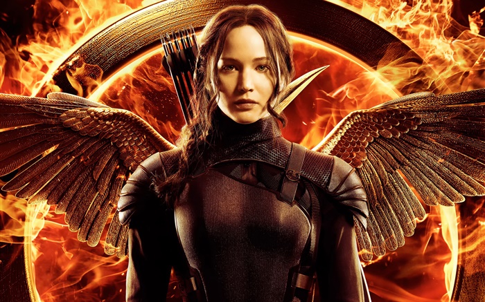 Jennifer Lawrence, The Hunger Games: Mockingjay, Parte 1 Papéis de Parede, imagem