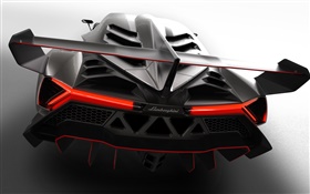 Lamborghini Veneno supercar retrovisor HD Papéis de Parede