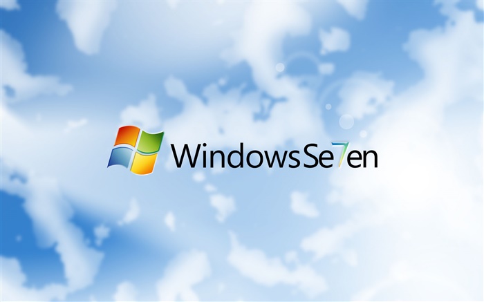 Windows Seven, céu e nuvens Papéis de Parede, imagem