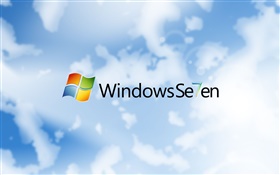 Windows Seven, céu e nuvens HD Papéis de Parede