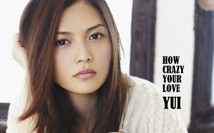 Yoshioka Yui, cantor japonês 01 Papéis de Parede, imagem
