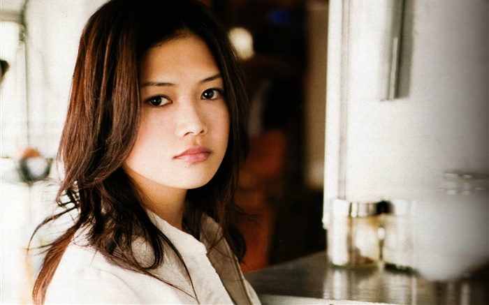 Yoshioka Yui, cantor japonês 03 Papéis de Parede, imagem