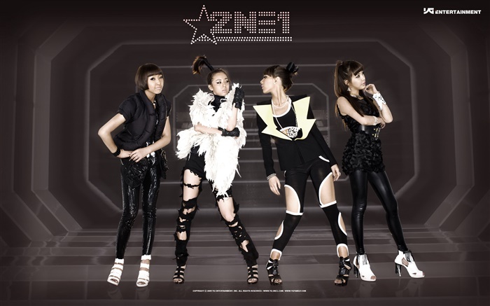 2NE1, meninas da música coreana 07 Papéis de Parede, imagem