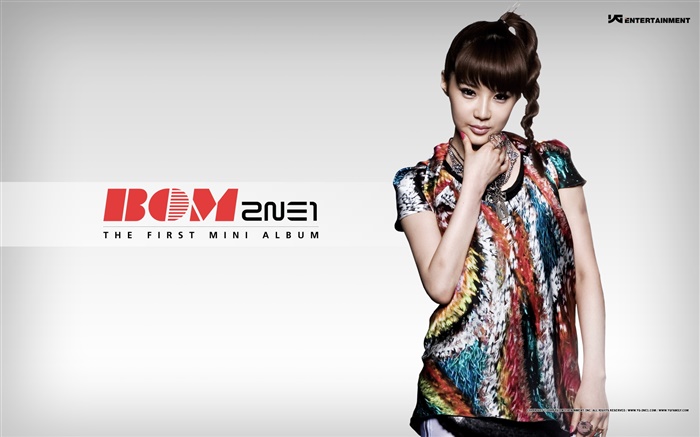 2NE1, meninas da música coreana 08 Papéis de Parede, imagem