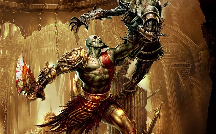 God of War 3, jogo de PC Papéis de Parede, imagem